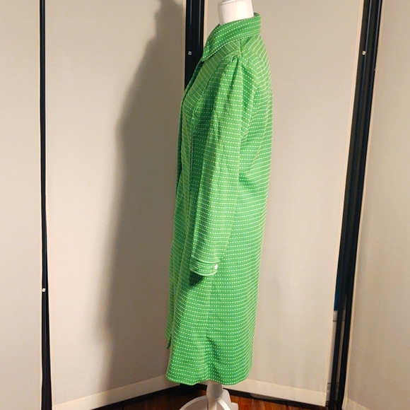 Vintage 60's Norman Wiatt Knits Button Down Shirt Dress - Sz. S - Picture 3 of 10